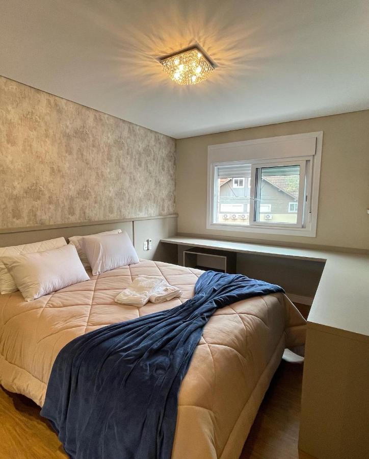Apartamento Luz da Aurora - Próximo a Rua Coberta Gramado Exterior foto